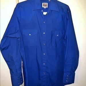 Vintage Ely Cattleman Pearl Snap